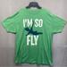 Disney Shirts | Disney Imsofly Peter Pan T-Shirt Green Size | L | Color: Green | Size: L