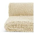 Habitat Oatmeal Shearling Throw 125x150