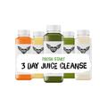 Rebel Kitchen Cleanses- Fresh Start, 3 Day Juice Cleanse- Cold Pressed- Organic Juice Cleanse- Made in the UK- 15 x 500ml- Cold Pressed Organic Juices- Frozen for your Convinience