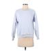 Calvin Klein Sweatshirt: Blue Tops - Women's Size X-Small