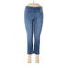 Liverpool Los Angeles Jeggings - High Rise Boot Cut Cropped: Blue Bottoms - Women's Size 6 Petite - Medium Wash