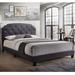 Winston Porter Nikaiyah Queen Tufted Upholstered Platform Bed Upholstered, Wood in Gray | 48 H x 64 W x 85 D in | Wayfair