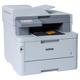 Brother MFC-L8390CDW Professionelles und kompaktes 4-in-1 Farb-LED-Multifunktionsgerät (Drucker, Scanner, Kopierer, Fax, 30 Seiten/Min.) weiß/grau