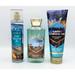 Bath and Body Works Crisp Morning Air Bundle Set Fragrance Mist 8 oz + Shower Gel 10 oz+ Body Cream 8 oz