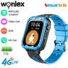 Wonlex 4G Wifi Kids Smart Watch Whatsapp Android8.1 KT32 710mah batteria videochiamata SOS GPS
