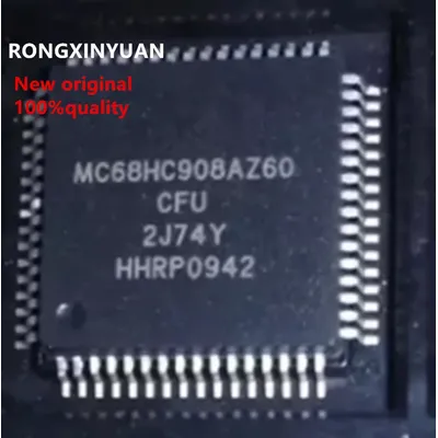 Kostenloser versand Neue original MC68HC908AZ60CFU MC68HC908AZ60 2J74Y QFP64 chip Image