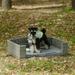 Dog Bed Pet Bed Pet Enclosures Pet Outdoor Furniture Pet Patio Furniture Seasonal PE Wicker Pet Furniture Dog Bed With Cushion