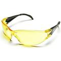 Edge Eyewear - AB112 - Kirova Safety Glasses - Black Frame with Yellow Lens