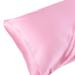 2 Pack Satin Pillowcases with Envelope Closure Standard 20x26