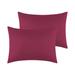 Solid Color Envelope Closure for Easy Care Wrinkle Pillowcase 2 Pcs