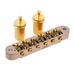 Adjustable Roller Saddle Tune-O-Matic Guitar Bridge for Epi LP Electric Guitars Gold