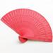 Hxoliqit Sandalwood Fan Openwork Carved Wooden Fan Wedding Fan 20cm Home Decoration Household Essentials Ornaments For Home(Red) for Wedding Party