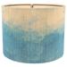 European Watercolor Gradient Print Abstract Bamboo Lampshade Home Decoration Chandelier E27 Screw Table Lampshades Floor Power Cord
