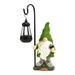 Solar Garden Gnomes Outdoor Statues Outdoor Garden Decor Unique Housewarming Gifts Yard Art Sculptures