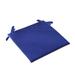 Hxoliqit Square Strap Garden Chair Pads Seat Cushion For Outdoor Bistros Stool Patio Dining Room Linen Seat Cushion Home Textiles Daily Supplies Home Decoration(Blue) for Living Room Or Car