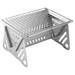 Small Charcoal Grill Stainless Steel Barbecue Outdoor Portable Removable Stove Grills