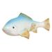 Anuirheih Resin Fish Decor Garden Sculptures & Statues for Outdoors Patio Yard Lawn Home Art Decoration(Sky Blue)