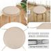 Hxoliqit Round Garden Chair Pads Seat Cushion For Outdoor Bistros Stool Patio Dining Room Four Ropes Seat Cushion Home Textiles Daily Supplies Home Decoration(Beige) for Living Room Or Car