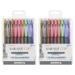 Pack of (2) Zebra Pen Sarasa Clip Retractable Gel Pen Bold Point 1.0mm Shiny Assorted Colors 9-Pack