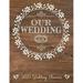 Pre-Owned Our Wedding | 2022 Wedding Planner: : Complete Wedding Planning Notebook & Organizer with Checklists Budget Planner Worksheets Journal Pages; Rustic Wedding Engagement Gift Paperback