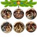 Acrylic Christmas Decoration Pendant 3D Effect Hanging Decoration Holiday Gift High Quality Material