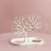 Jewelry Display Stand Tray Tree Storage Racks Earrings Necklaces Rings Jewelry Boxes Case Desktop Organizer Holder Make Up Decor