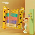 Hadanceo Kids Jump Trainer Vertical Jump Measuring Device Adjustable Simple Installation Cartoon Style Jump Trainer Measurement Tool