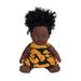 A-Waroom1 Pcs 12 inch African American Baby Doll for Kids Black Dolls Afro Doll Lifelike African Doll Perfect Gift