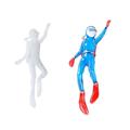 Holloyiver Micro Diver Model People Action Figure Diorama Model Swimmers Figurines Scuba Diver People Figurines DIY Sand Table Layout Model (10cm)