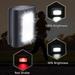 RKZDSR Portable Red LED Headlamp for Nighttime Running and Outdoor Sports Lighting