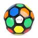 Gift for Kids: Size 2 Inflatable Soccer Ball Durable Synthetic Leather Bright Colors