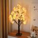 Cherryblossom Tree Lights LED Artificial Tree Branch with Warm Willow Branch Lights for Home Bedroom Fireplace Christmas Holiday Decoration Sakura