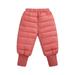 KYAIGUO 3M-6T Kids Boys Girls Winter Fleece Jogger Sweatpants for Baby Newborn Soft Solid Color Drawstring Pants Adjustable Gear Trousers