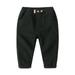 CSCHome 1-8T Boys Girls Spring Fall Casual Pants for Toddler Kids Comfortable Fashion Trousers Mid Waist Cotton Sweatpants Bottoms