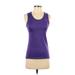 Nike Active Tank Top: Purple Activewear - Women's Size X-Small