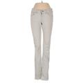 Rag & Bone/JEAN Jeans - Low Rise Skinny Leg Denim: Gray Bottoms - Women's Size 26 - Light Wash