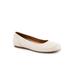 Women's Sonoma Ballerina Flat by SoftWalk in Off White (Size 9 1/2 M)