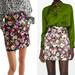 Zara Skirts | New Rare Zara Limited Edition Floral Printed Belted Satin Mini Skirt - S | Color: Pink/Purple | Size: S