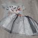 Disney Matching Sets | Disney Jr. Minnie Boo Crew Halloween Outfit 4t | Color: Gray/White | Size: 4tg