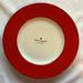 Kate Spade Dining | New! Kate Spade New York Rutherford Circle Red 9.5" Accent Plate | Color: Red | Size: Os