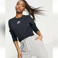 Nike Jackets & Coats | 3x Plus Size Women's Nike Sweater Sweatshirt Top Black White Dd2894-010 Sport | Color: Black | Size: 3x
