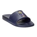 Polo By Ralph Lauren Shoes | New Polo Ralph Lauren Big Polo Bear Pool Slides Sandals Navy Blue Men's Size 12 | Color: Blue | Size: 12
