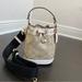 Coach Bags | Coach Dempsey Drawstring Bucket Bag 15 Signature Lt Khaki Canvas C5121 Nwt $328 | Color: Cream/White | Size: Os