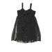 Justice Dress - A-Line: Black Polka Dots Skirts & Dresses - Kids Girl's Size 18