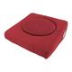 Moxibustion Pillow Set, Smoke Control Linen Sponge Filling Easy to Comfortable Moxa Stool for Abdomen for Home (Red)