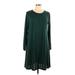 Old Navy Casual Dress - Sweater Dress: Green Dresses - Women's Size Large