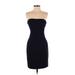 MICHAEL Michael Kors Cocktail Dress - Sheath Open Neckline Sleeveless: Black Solid Dresses - Women's Size 0