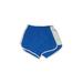 Nike Athletic Shorts: Blue Solid Activewear - Women's Size X-Small