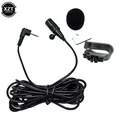 Microfono appiccicoso per auto Connettore da 2,5 mm Spina per auto Pioneer Microfono Stereo Staffa per ricevitore radio e schiuma antivento