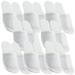 8 Pairs Nonslip Slippers Closed Toe Sandals for Woman Pedicure Disposable Spa Guests Bulk Cloth Women s